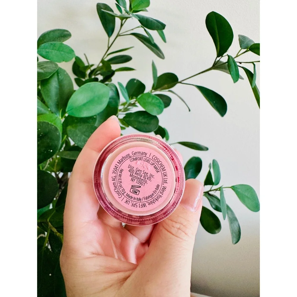 Gen See Comfort Level Lip Mask 0.35oz 10g Pink Hydrating Treatment Made in Italy